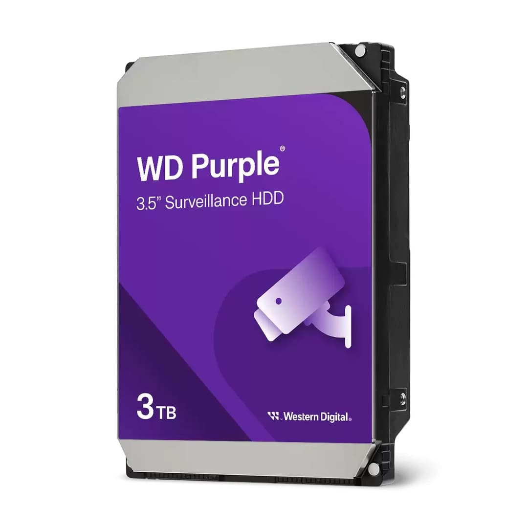 Western Digital Purple internal hard drive 3 TB 5400 RPM 128 MB 3.5" Serial ATA III - Image 1