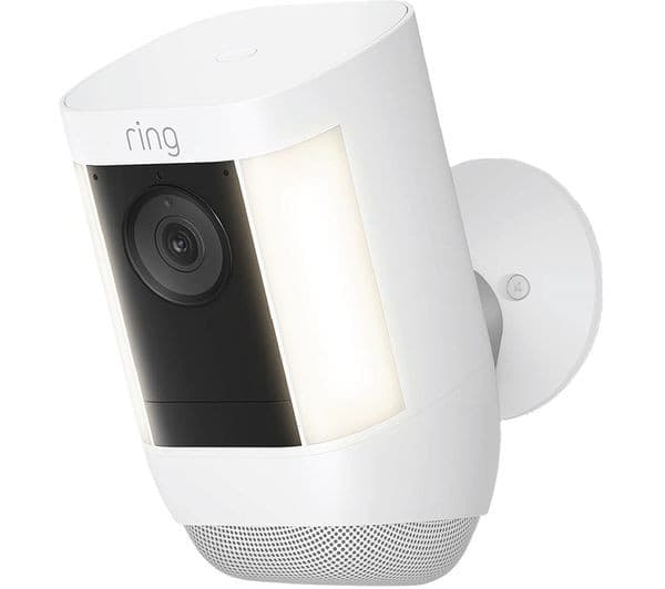 Ring Spotlight Cam Pro Battery Security Camera White - Image 1