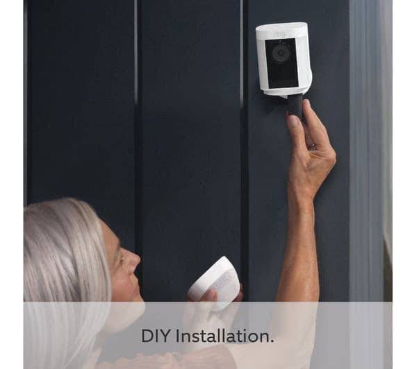 Ring Spotlight Cam Pro Battery Security Camera White - Image 3