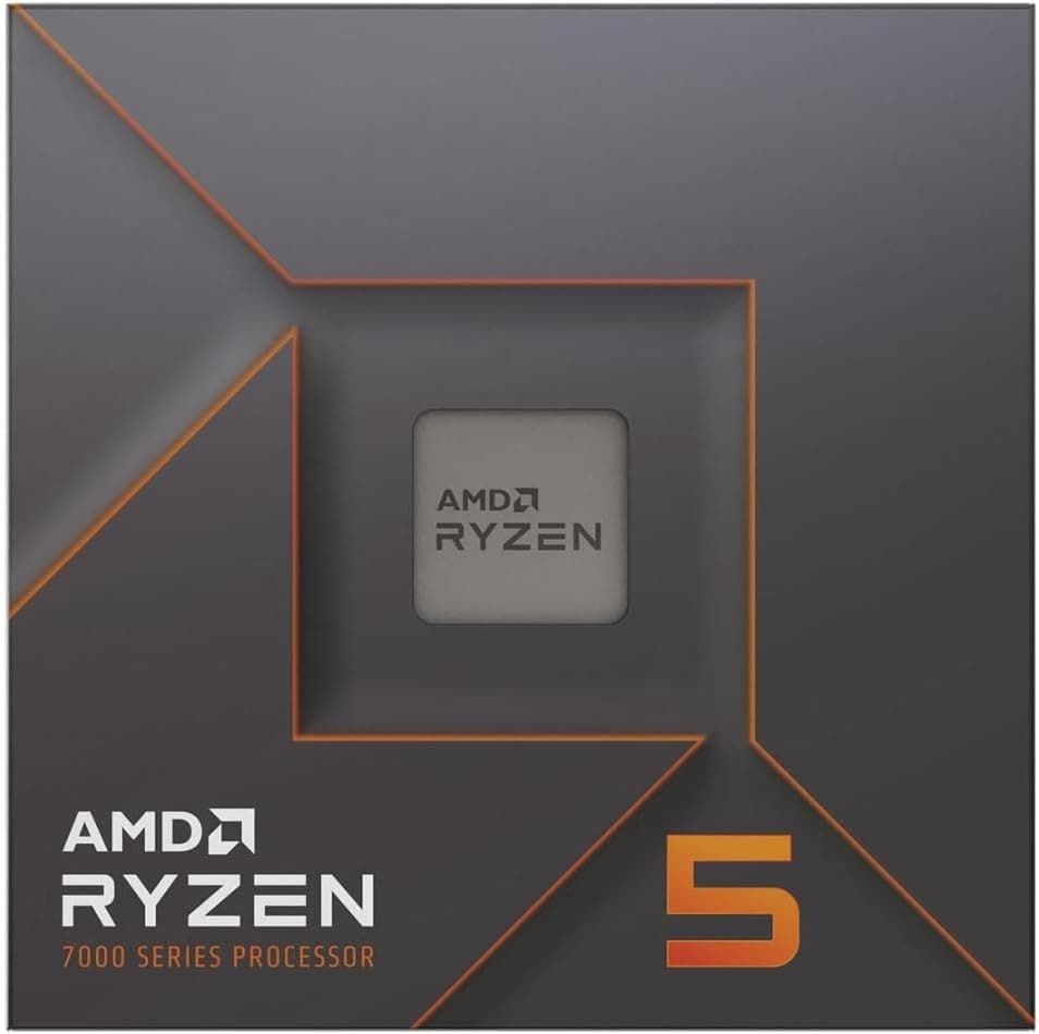 AMD Ryzen 5 7600X 6 Cores 12 Threads, Up to 5.3GHz, 38MB Cache, AM5, Radeon Graphics, 105W, No Cooler - Image 2