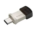 256GB Transcend JetFlash 890 Dual USB Flash Drive with USB3.1 and USB Type-C Connectors, Silver thumbnail 2