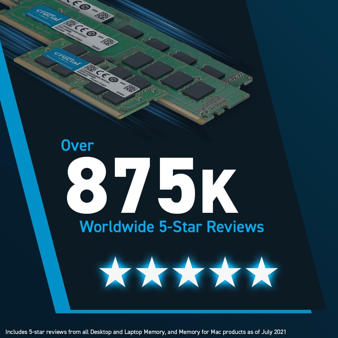 Crucial CT32G56C46U5T memory module 32 GB 1 x 32 GB DDR5 288-pin DIMM ECC - Image 7