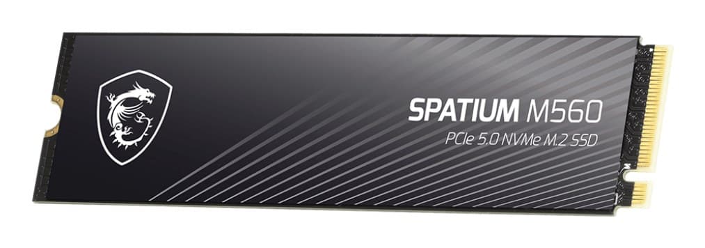 MSI Spatium M560 PCIE 5.0 NVME M.2 2 TB PCI Express 5.0 3D NAND - Image 1