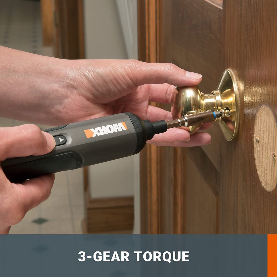 WORX WX240 Cordless Mini Screwdriver - Black - Image 4