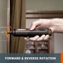 WORX WX240 Cordless Mini Screwdriver - Black thumbnail 5