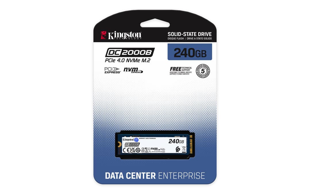 Kingston Technology 240G DC2000B PCIe 4.0 M.2 2280 Enterprise SSD (Non-Heatsink) - Image 4