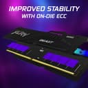Kingston Technology FURY Beast RGB memory module 32 GB 1 x 32 GB DDR5 5600 MHz thumbnail 7