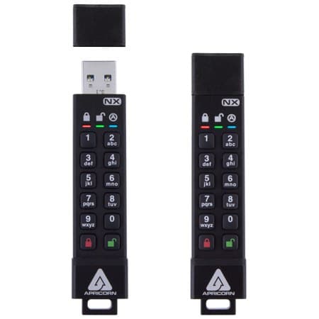 128GB Apricorn SecureKey 3NX USB3.2 Type-A Flash Drive - Image 3