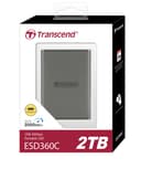 2TB Transcend ESD360C Portable SSD USB Type-A/Type-C Gray thumbnail 4