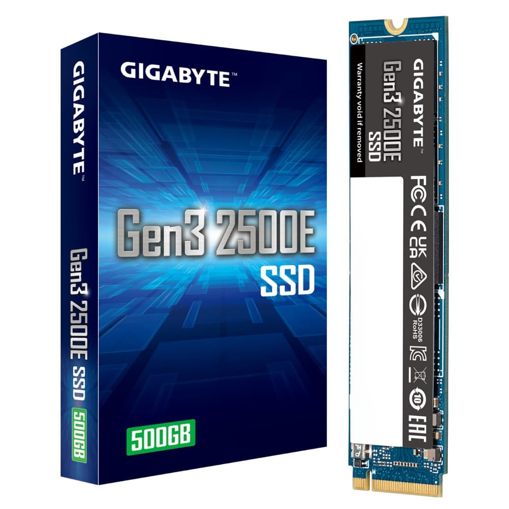 Gigabyte Gen3 2500E SSD 500GB M.2 PCI Express 3.0 NVMe - Image 1