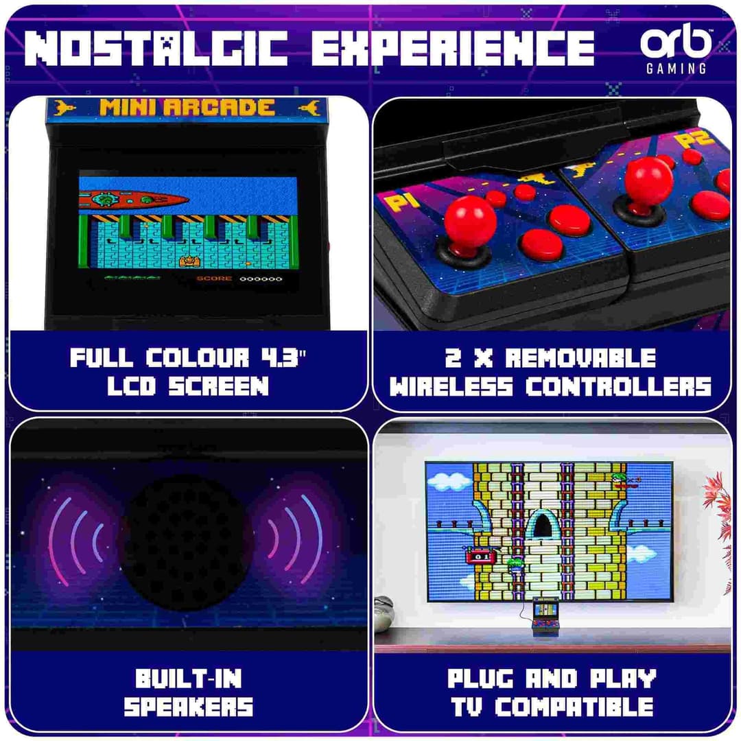 Orb - Retro Mini Arcade Machine (2 Player) - Image 3