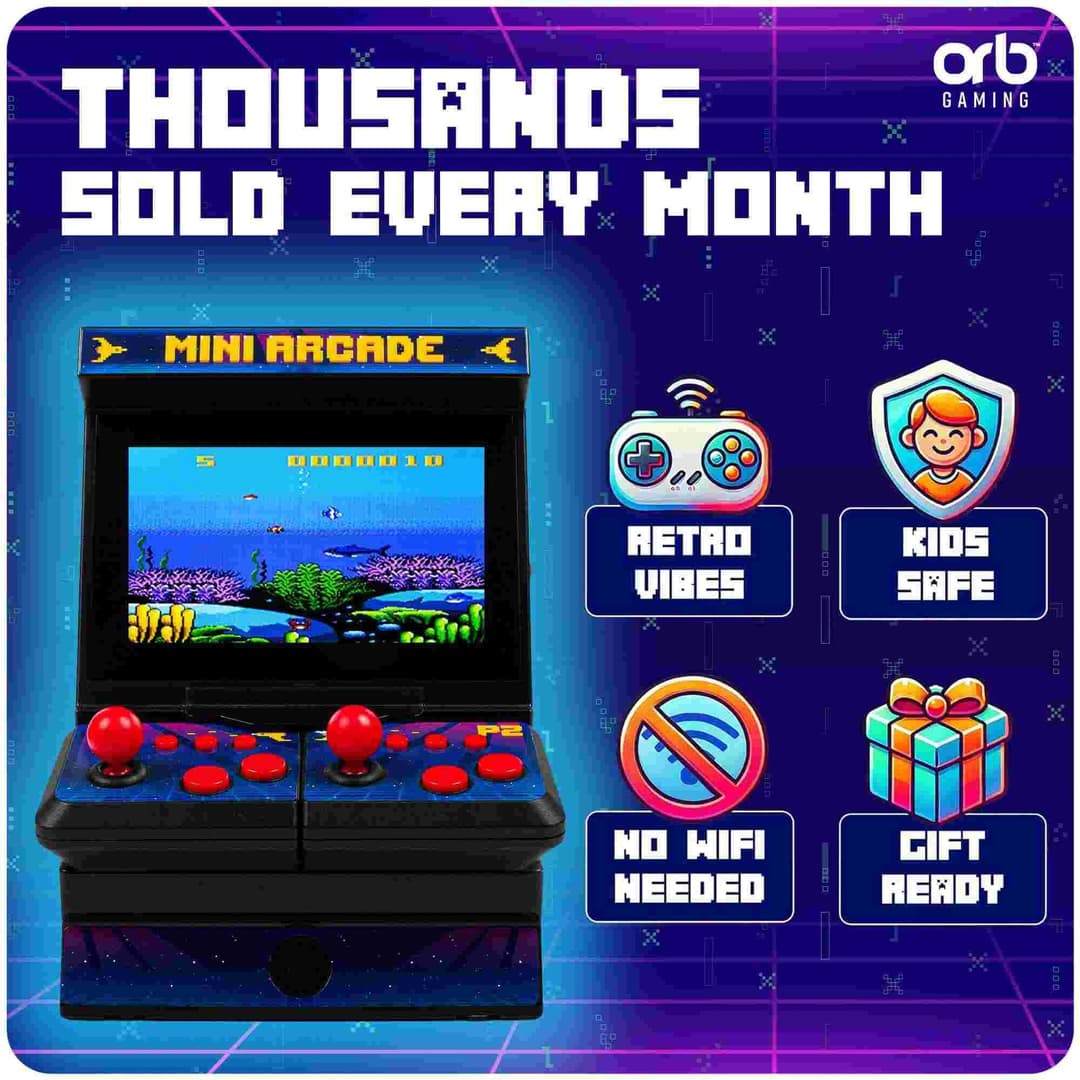 Orb - Retro Mini Arcade Machine (2 Player) - Image 7