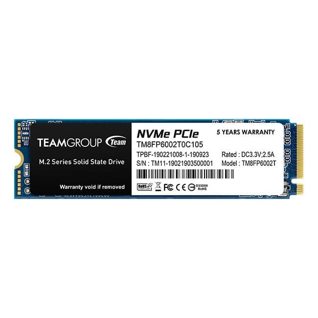 Team Group MP33 M.2 2 TB PCI Express 3.0 3D NAND NVMe - Image 1