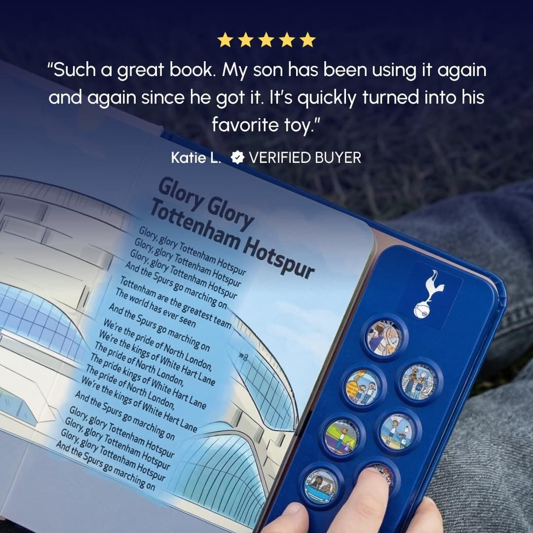 Tottenham Hotspur Spurs Fan Chants Sound Book - Image 5
