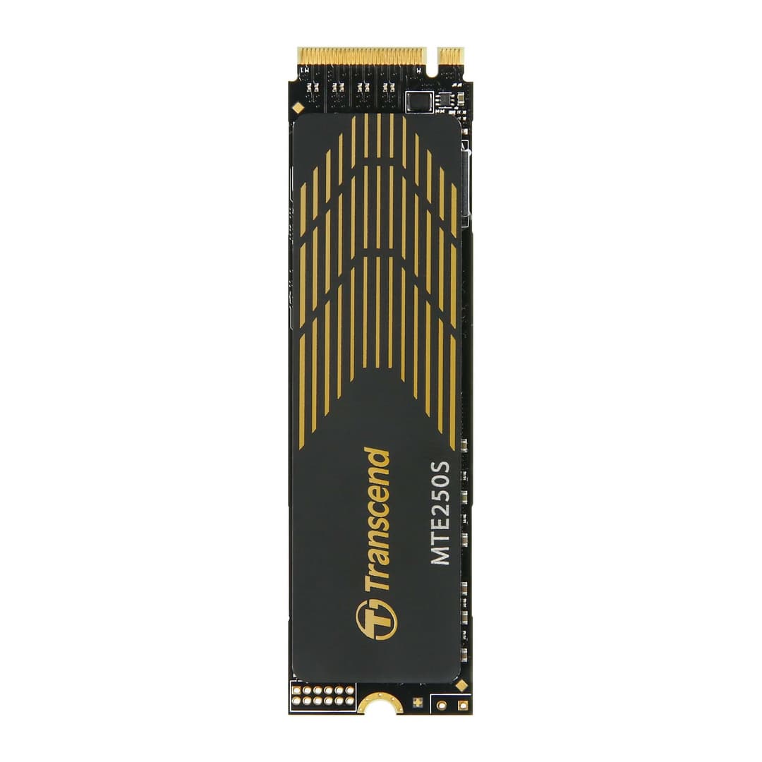 4TB Transcend PCIe Gen 4 x4 M.2 2280 250S NVMe With Graphene Heatsink - Image 2