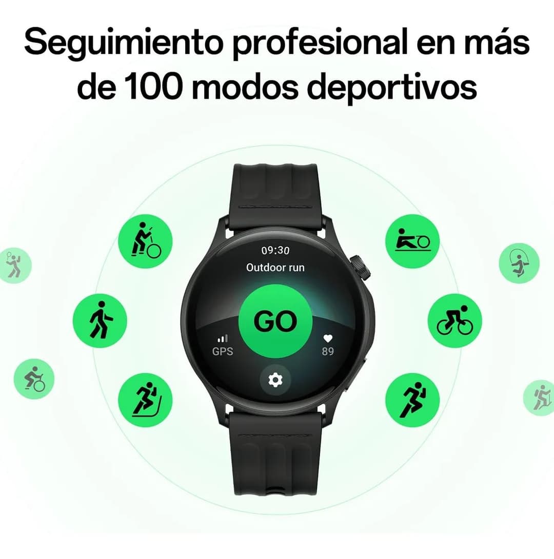 OnePlus Watch Lite OPWWE262 Smartwatch - Metallic Silver - Image 4