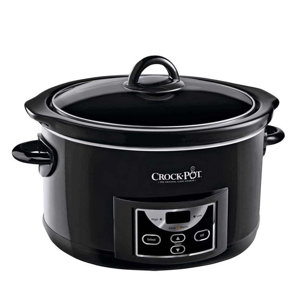 Crock-Pot Countdown Slow Cooker SCCPRC507B - Black - Image 1