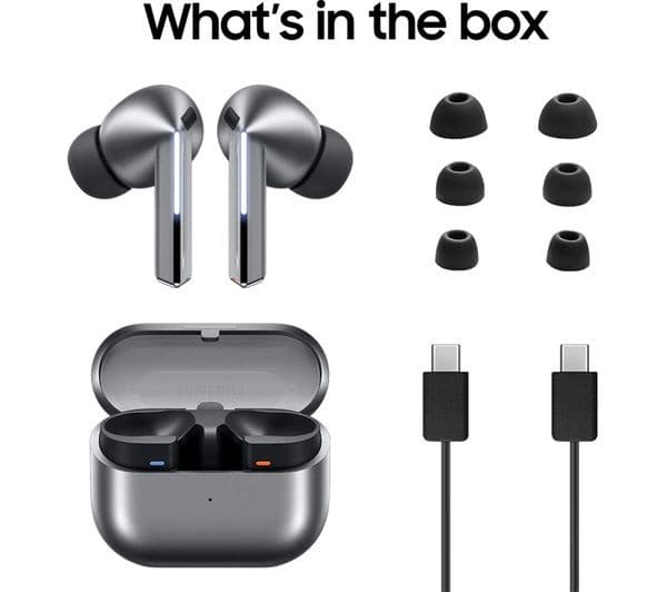 Samsung Galaxy Buds3 Pro Wireless Earbuds Silver - Image 9