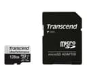128GB Transcend 340S microSD UHS-I U3 A2 Ultra Performance Memory Card w/Adapter thumbnail 2