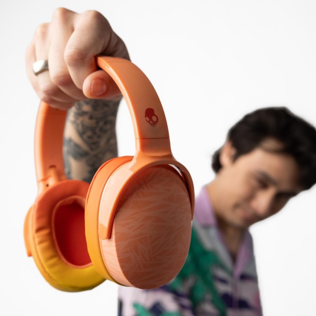 Skullcandy Hesh Evo Headphones Bone/Orange Glow - Image 2