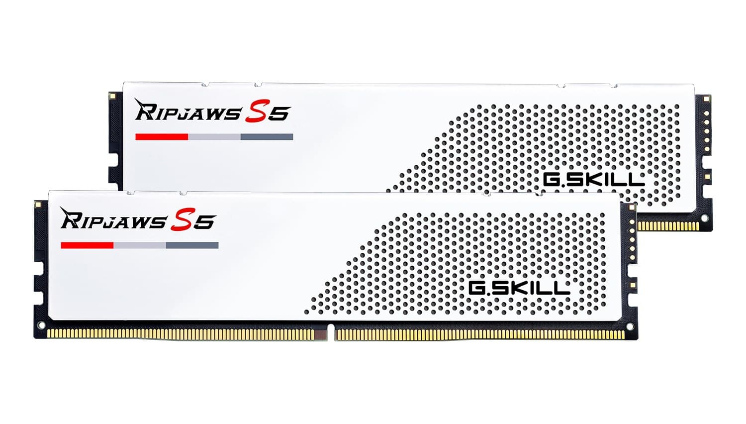32GB G.Skill DDR5 Ripjaws S5 5600MHz CL40 Dual Channel Kit 2x 16GB White