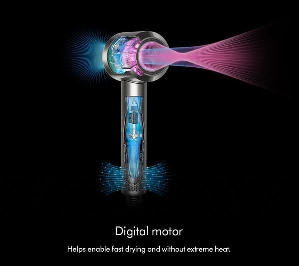 Dyson Supersonic Curly & Coily Hair Dryer Prussian Blue & Rich Copper - Image 4
