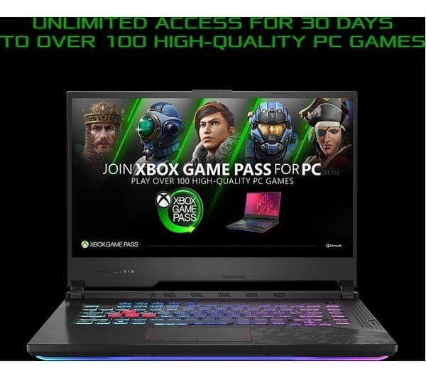 ASUS ROG Strix G15 15.6" Gaming Laptop, Intel Core i7-10750H, RTX 2060, 16GB, 512GB, Black - Image 5