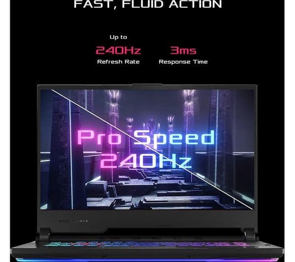 ASUS ROG Strix G15 15.6" Gaming Laptop, Intel Core i7-10750H, RTX 2060, 16GB, 512GB, Black - Image 6