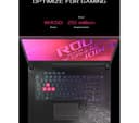 ASUS ROG Strix G15 15.6" Gaming Laptop, Intel Core i7-10750H, RTX 2060, 16GB, 512GB, Black thumbnail 8