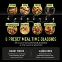 Tower Elite Dual Basket Air Fryer with Digital Control Panel, Match Cook & Smart Finish Functions - Graphite thumbnail 4