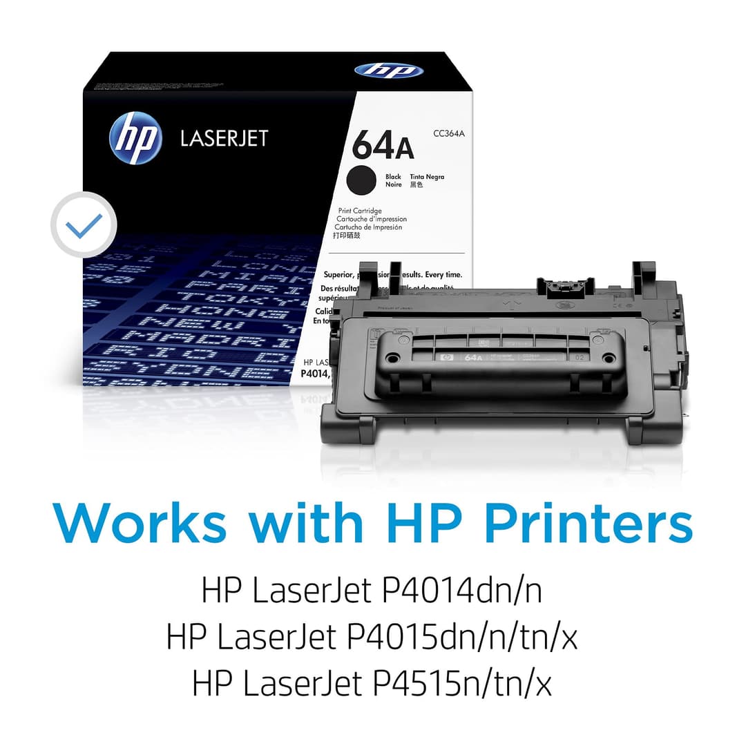 HP 64A Original LaserJet Toner Cartridge - Black - Image 2