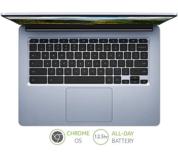 ACER 314 Touch 14" Chromebook - Intel® Celeron®, 64 GB eMMC, Silver - Image 3