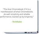 ACER 314 Touch 14" Chromebook - Intel® Celeron®, 64 GB eMMC, Silver thumbnail 4