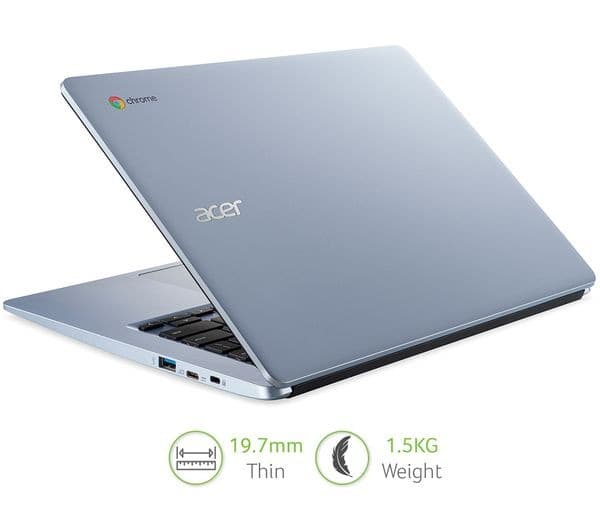 ACER 314 Touch 14" Chromebook - Intel® Celeron®, 64 GB eMMC, Silver - Image 8