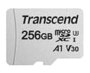 256GB Transcend 300S microSDXC UHS-I U3 V30 A1 CL10 Memory Card with SD Adapter 95MB/sec thumbnail 1