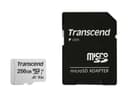 256GB Transcend 300S microSDXC UHS-I U3 V30 A1 CL10 Memory Card with SD Adapter 95MB/sec thumbnail 2