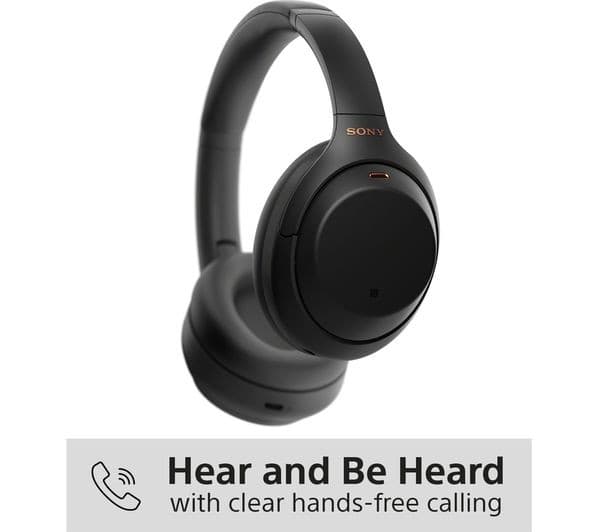 Sony WH-1000XM4 Wireless Headphones Black - Image 4