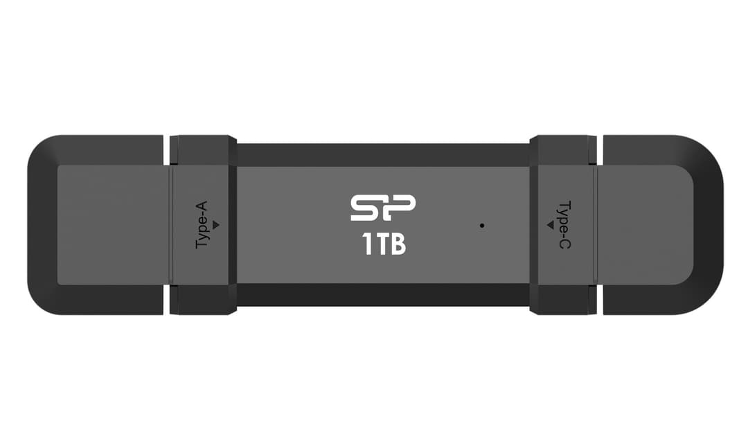 1TB Silicon Power Marvel Xtreme DS72 USB3.2 Gen2 USB Drive Black (Type-A / Type-C) - Image 3