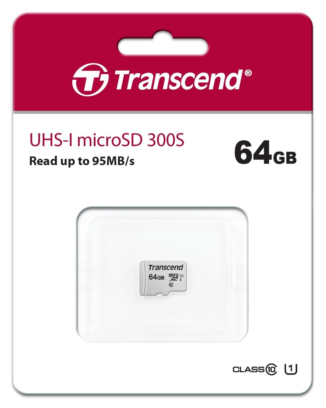 64GB Transcend 300S microSDXC UHS-I CL10 Memory Card 95MB/sec - Image 2