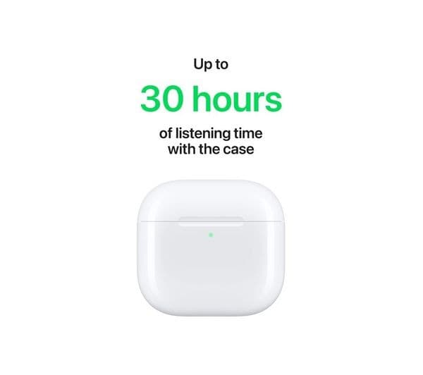 Apple AirPods 4 Active Noise Cancellation Wireless Earbuds White - Image 7