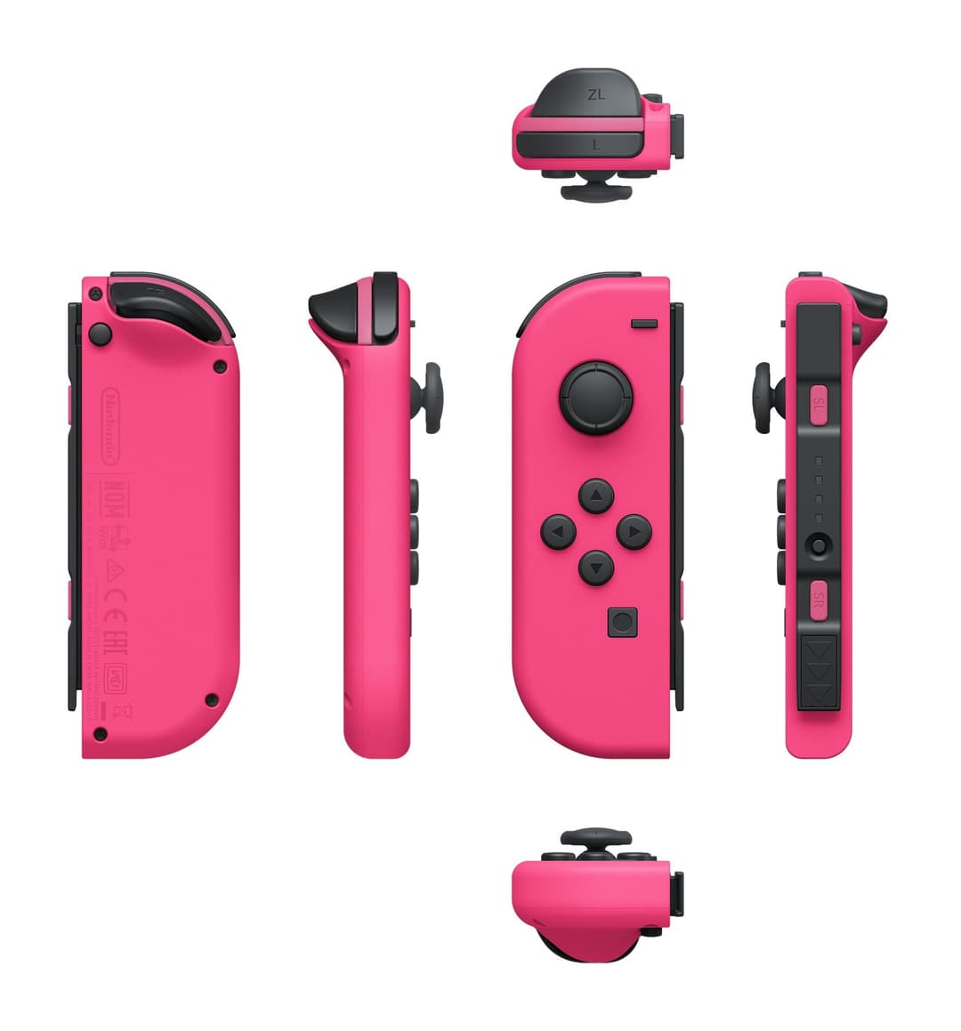 Nintendo Joy-Con (L/R) Controller for Nintendo Switch - Neon Pink/Neon Green - Image 4