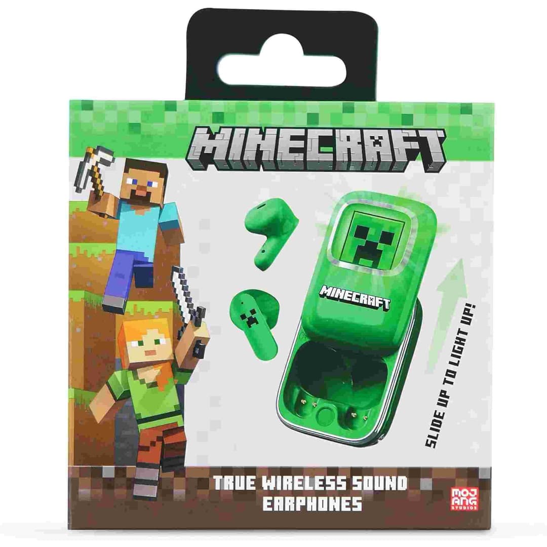 Minecraft Creeper Slide Open TWS Earphones - Image 5
