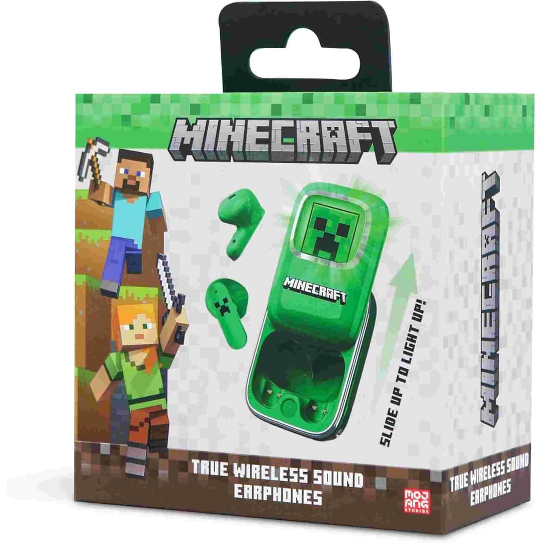 Minecraft Creeper Slide Open TWS Earphones - Image 7
