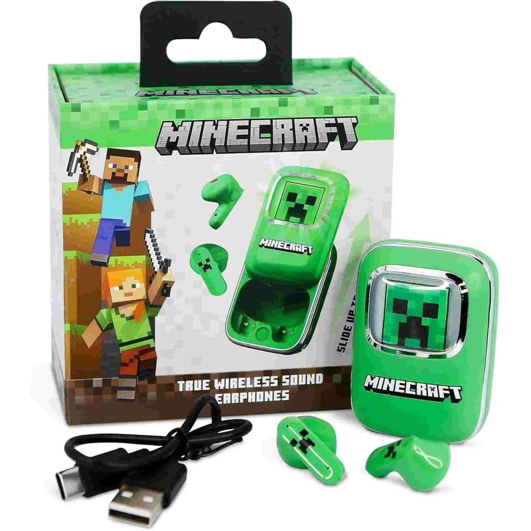 Minecraft Creeper Slide Open TWS Earphones - Image 8