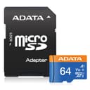 64GB AData Premier microSDXC A1 UHS-1 CL10 Memory Card w/SD adapter 100MB/sec thumbnail 1