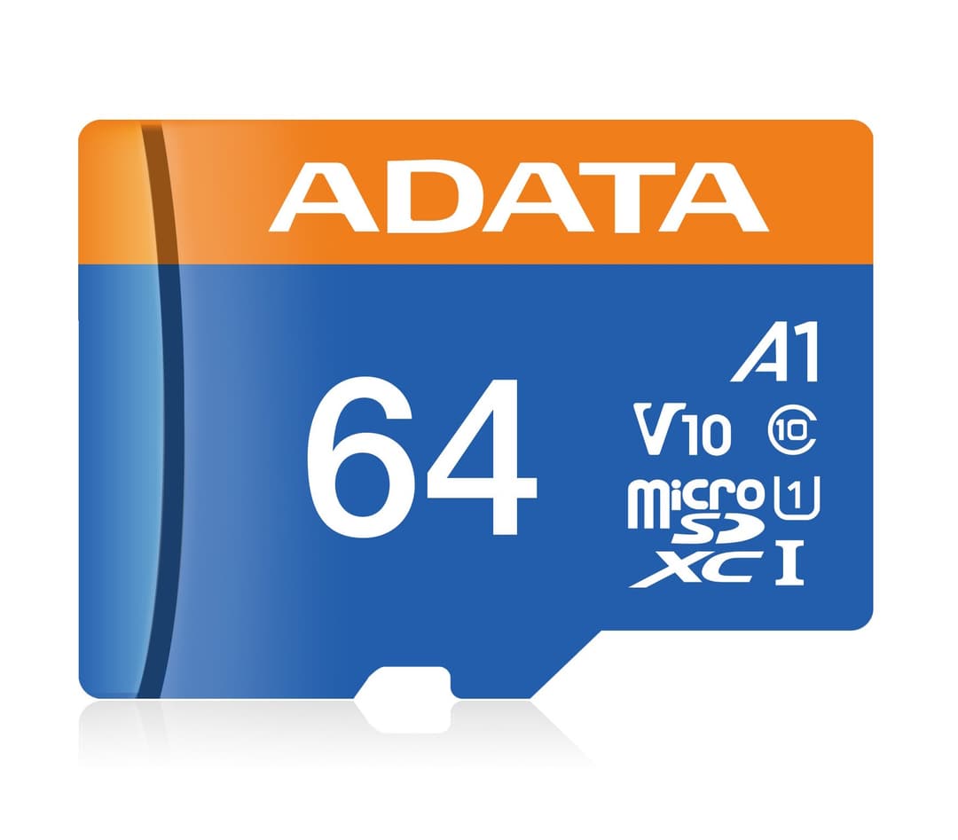 64GB AData Premier microSDXC A1 UHS-1 CL10 Memory Card w/SD adapter 100MB/sec - Image 2