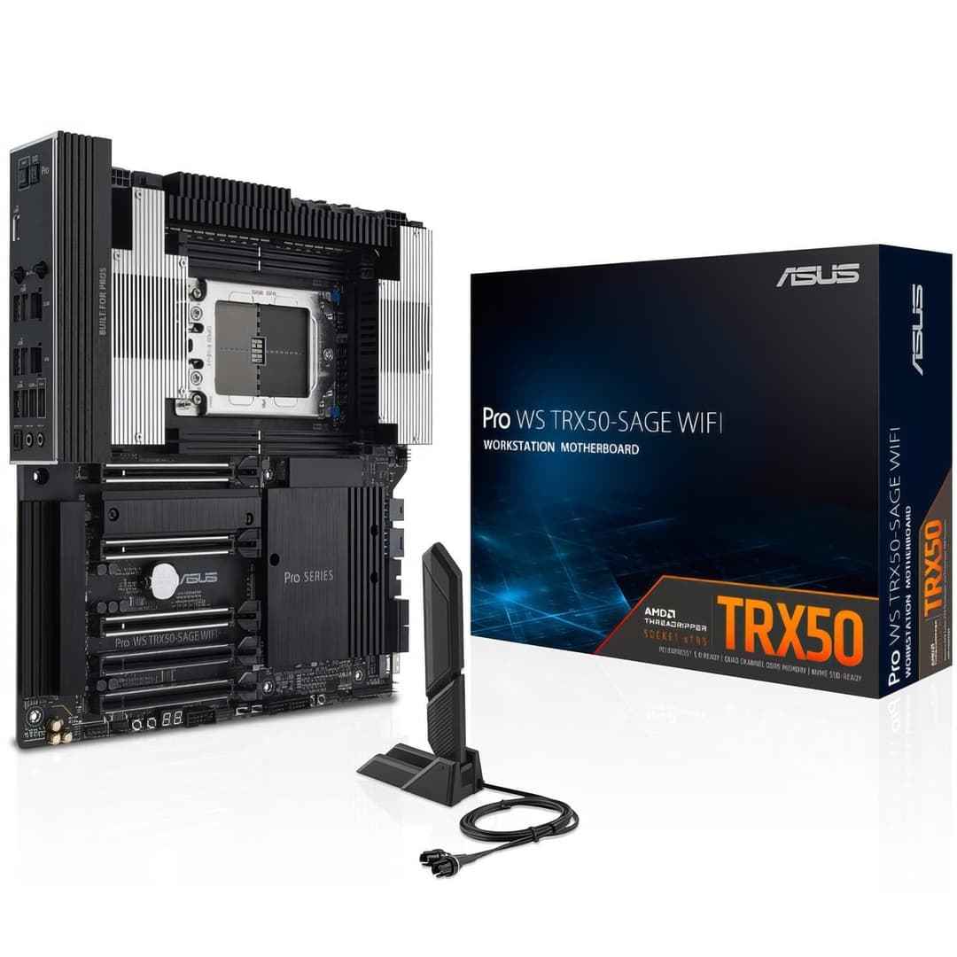 ASUS Pro WS TRX50-SAGE WIFI AMD TRX50 Socket sTR5 SSI CEB - Image 1