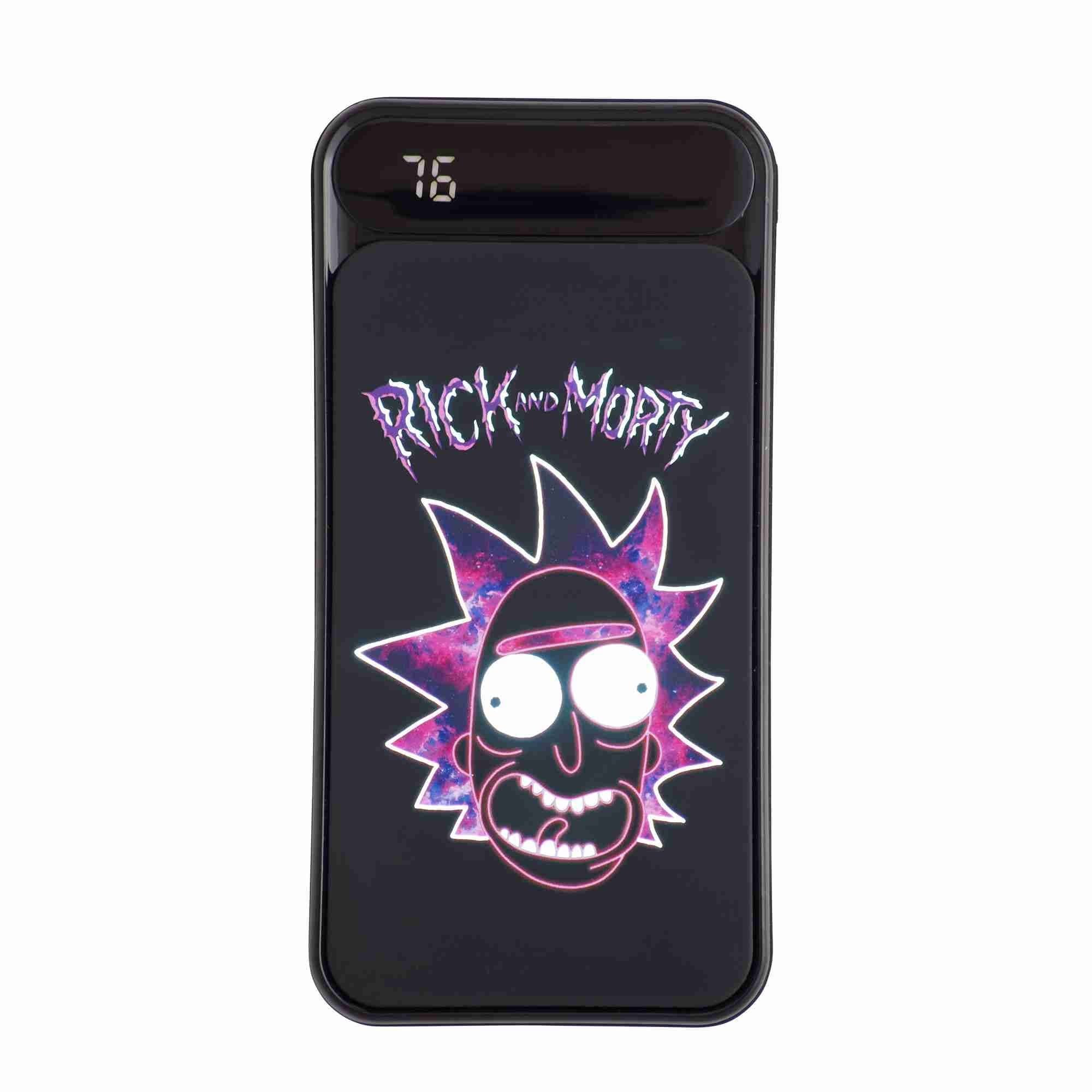 Rick and Morty Light-Up Power Bank 10,000mAh