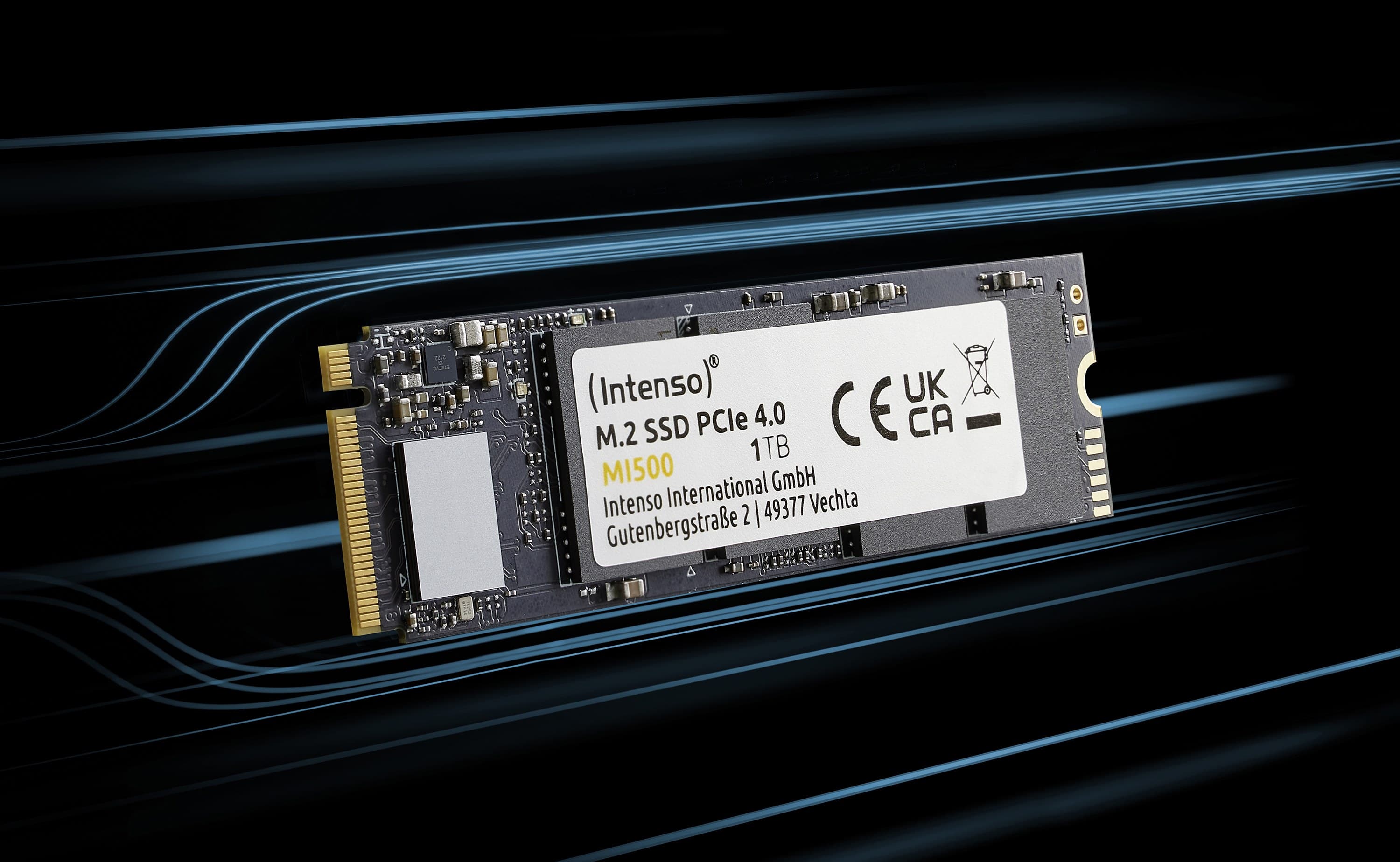 Intenso 3836450 internal solid state drive M.2 500 GB PCI Express 4.0 NVMe