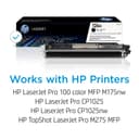 HP CE310A 126A Original LaserJet Toner Cartridge - Black thumbnail 2